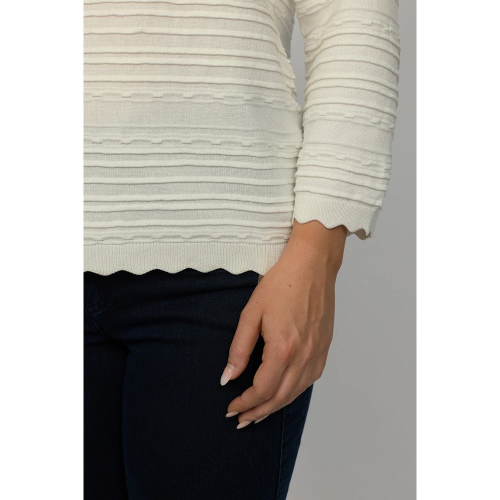 2-Biz Off-White Lara Sweater White Dames