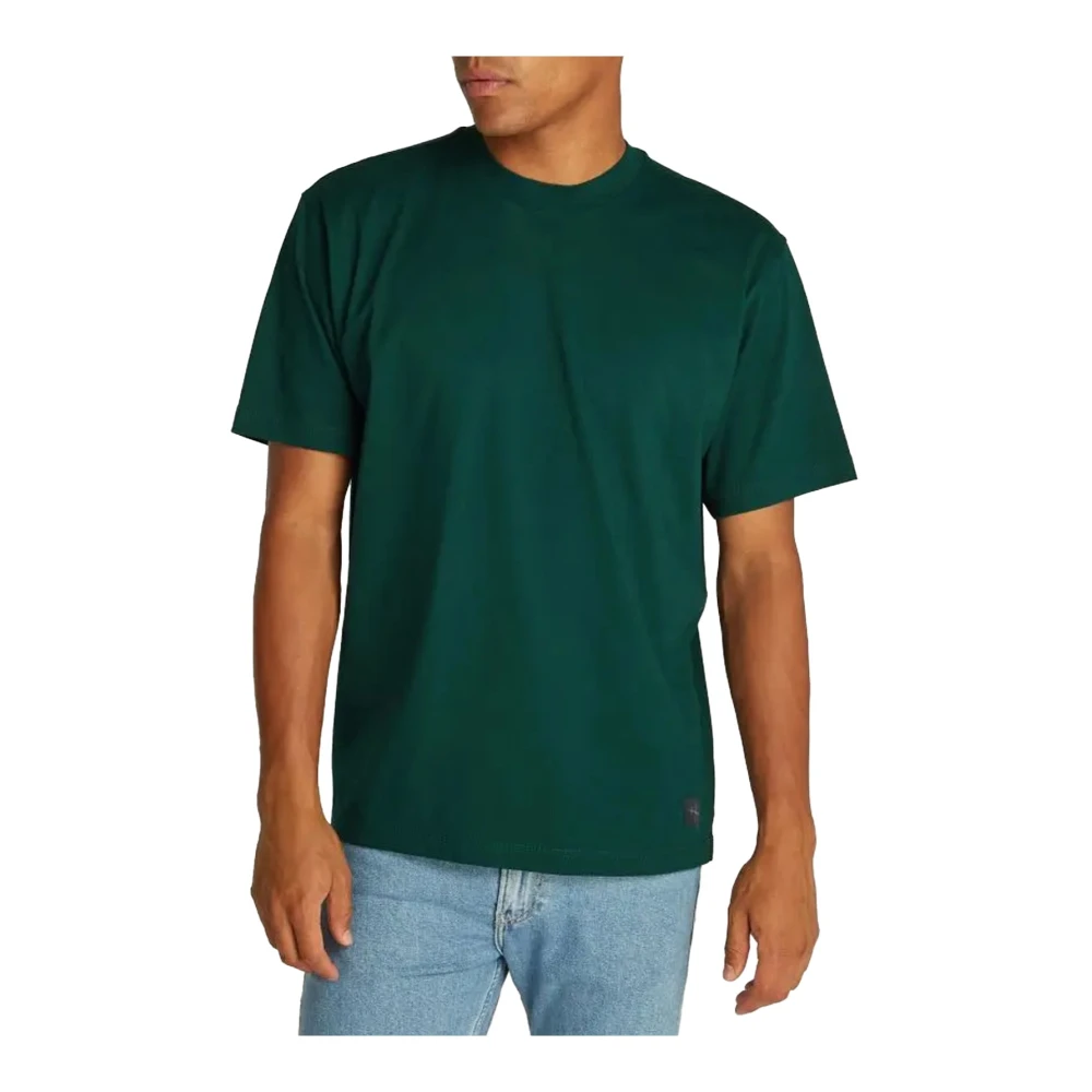 Calvin Klein Groene Ronde Hals T-Shirt Green Heren