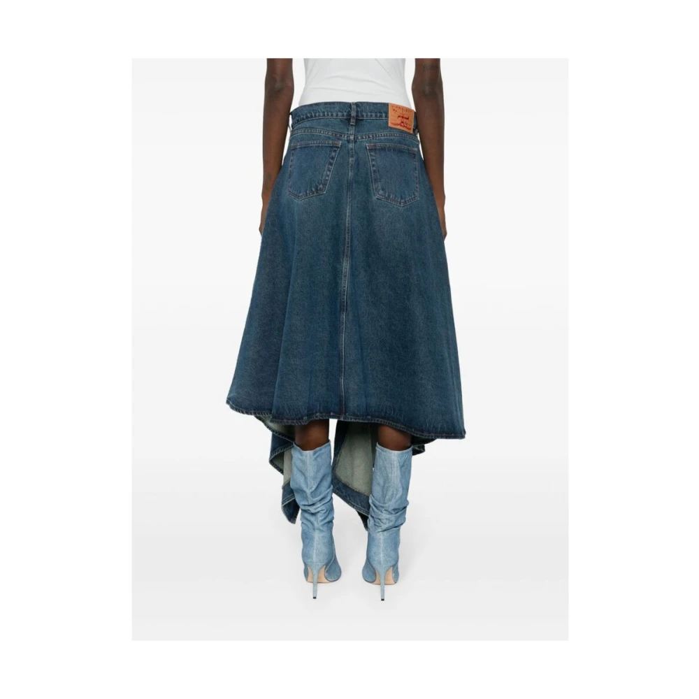 Y Project Denim Skirts Blue Dames