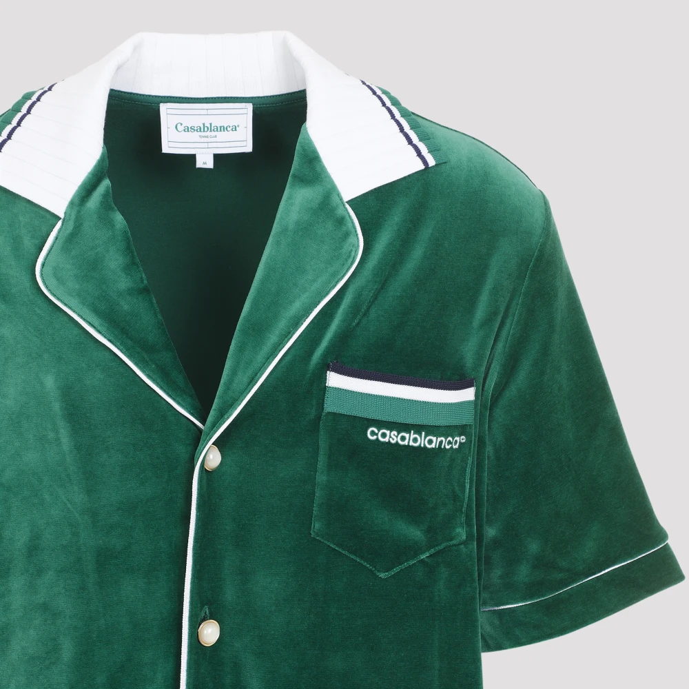 Casablanca Groene shirts voor mannen Aw24 Green Heren