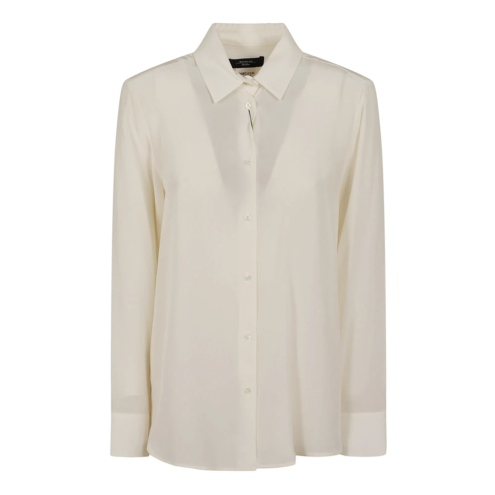 Weekend Max Mara Vrouw Beige Overhemden Dames, 3XS, Wkdcurvone