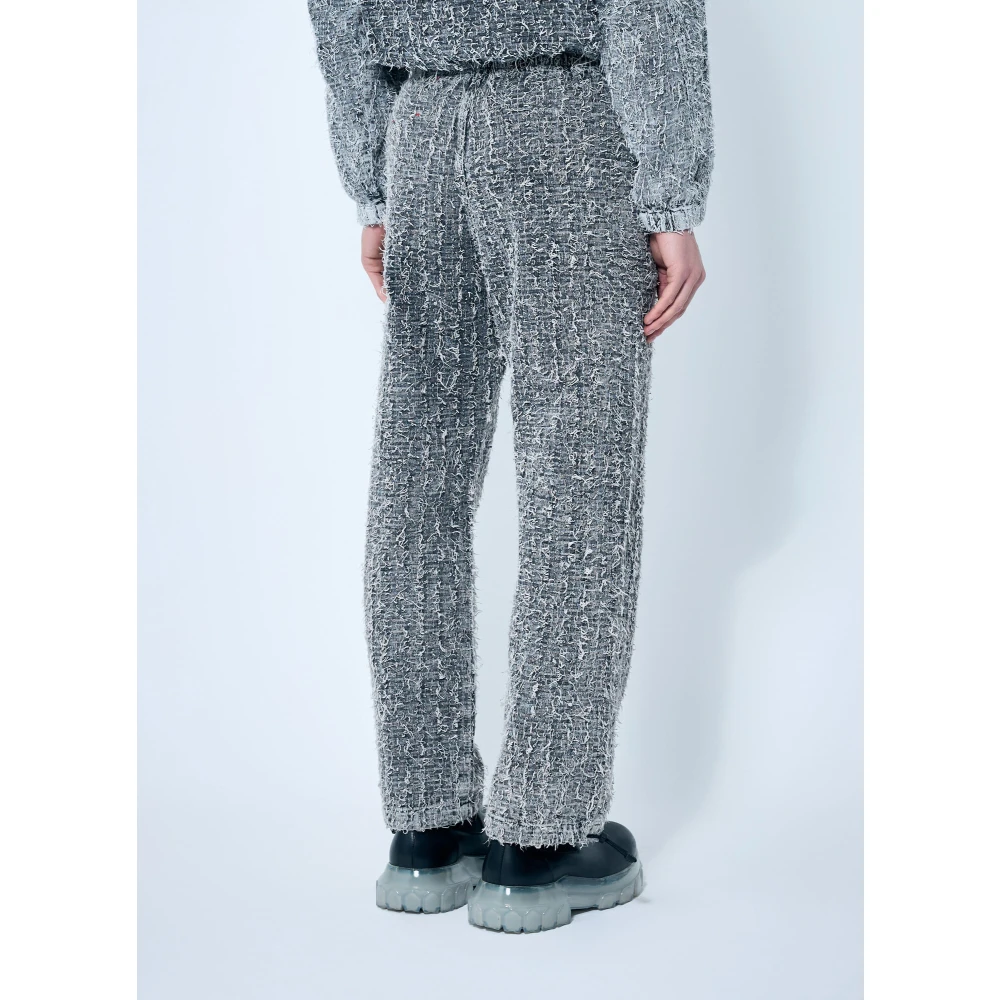 Diesel Bouclé Textuur Trekkoord Jeans Gray Heren