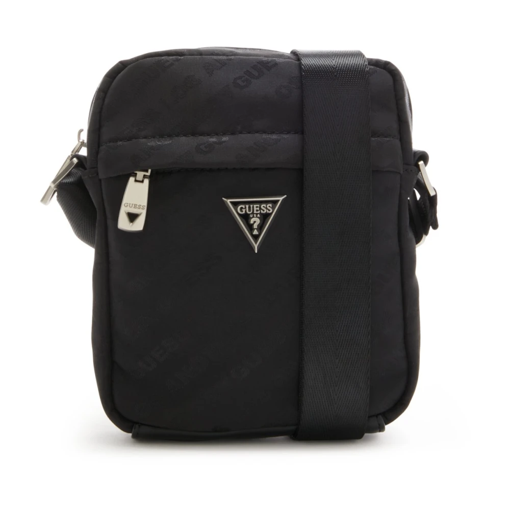 Guess Textiele Schoudertas Venezia Stijl Black Heren