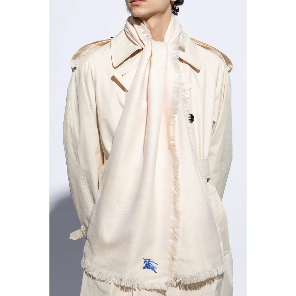 Burberry Wollen sjaal Beige Unisex