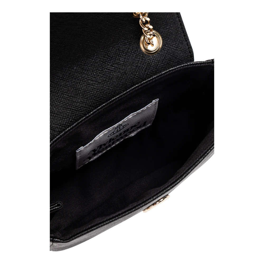 Vivienne Westwood Schoudertas met logo Black Dames