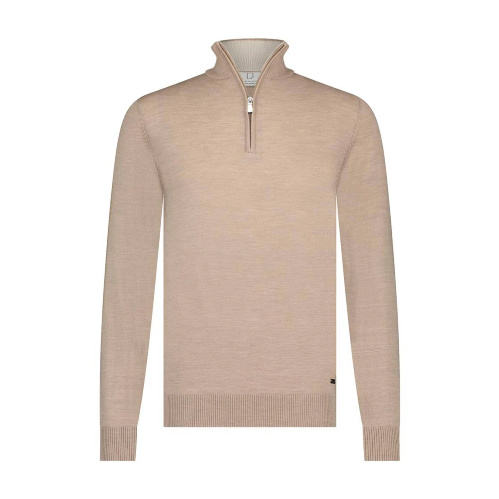 Born With Appetite Lux Halfzip Pullover Brown Heren