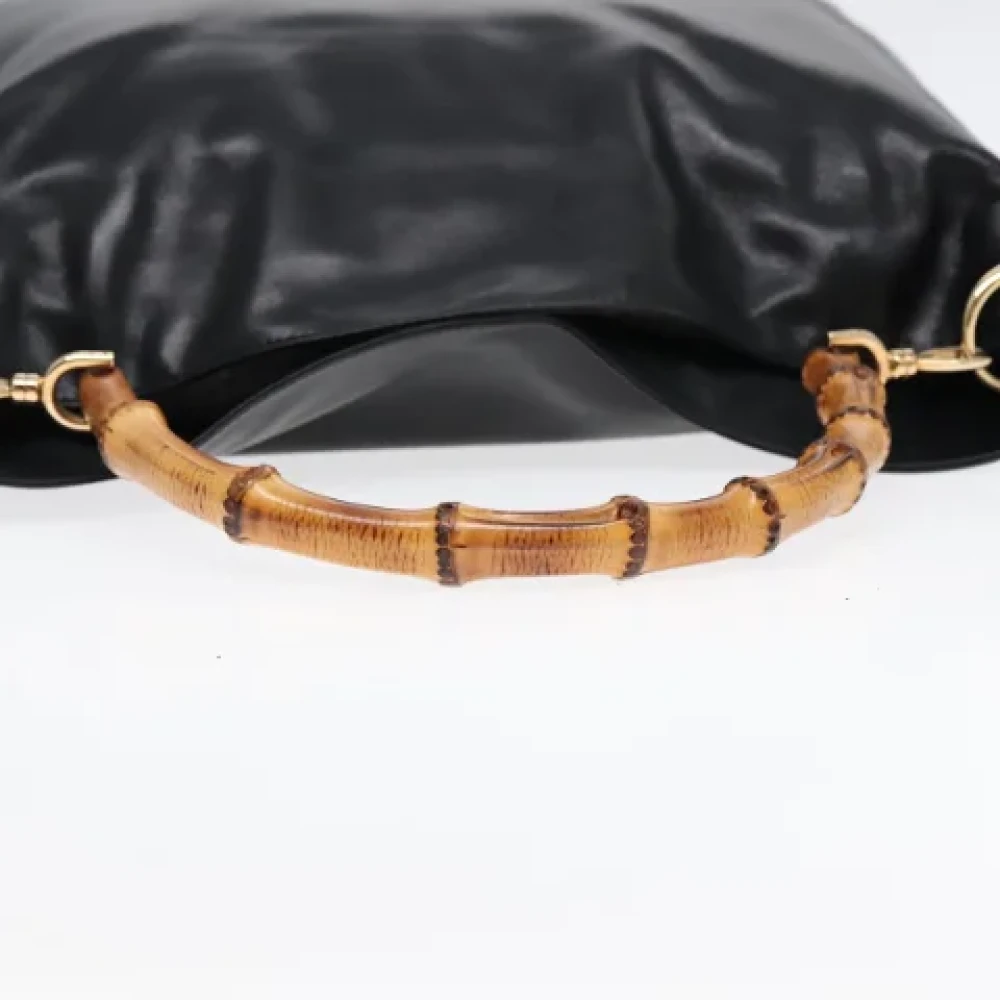 Gucci Vintage Pre-owned Leather handbags Black Dames