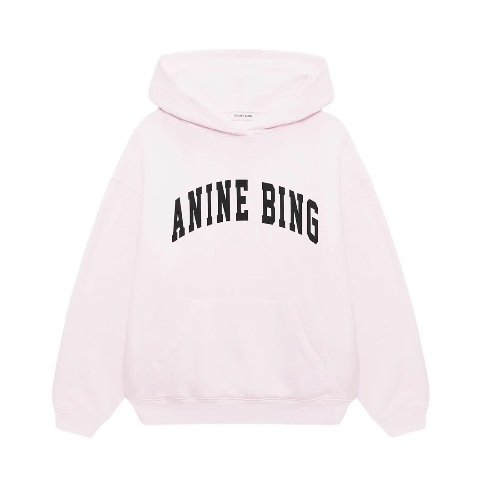 Anine Bing Women's Pink Hoodies, M, Harvey Sweatshirt
