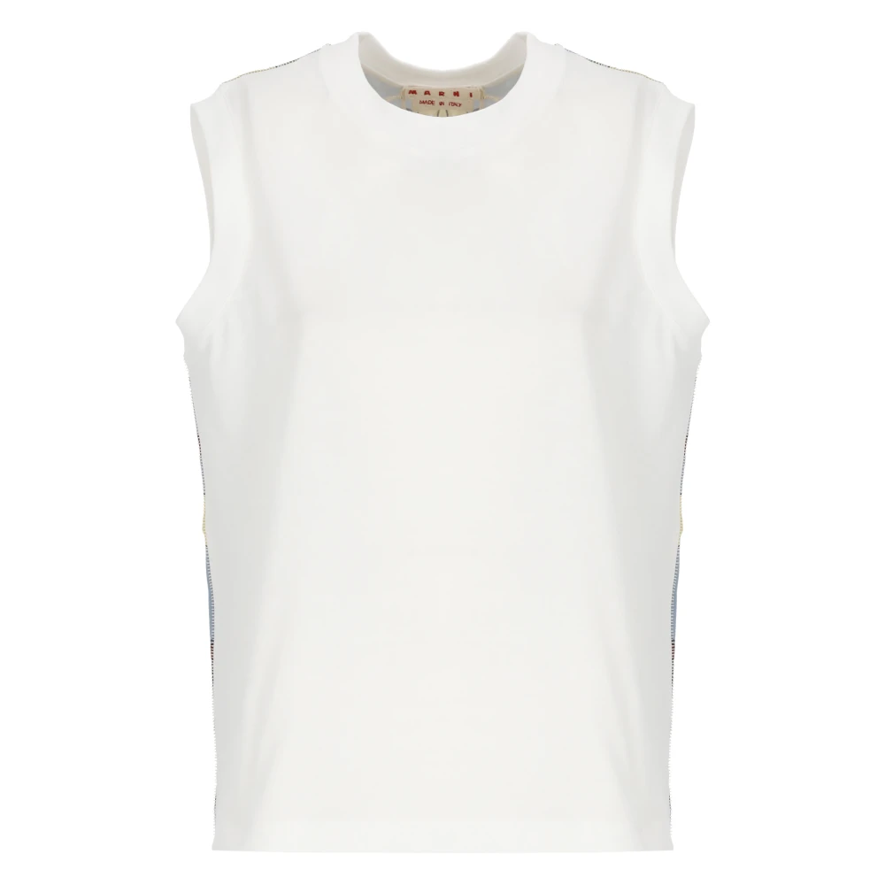 Marni Donna Bianco Top, S, New,