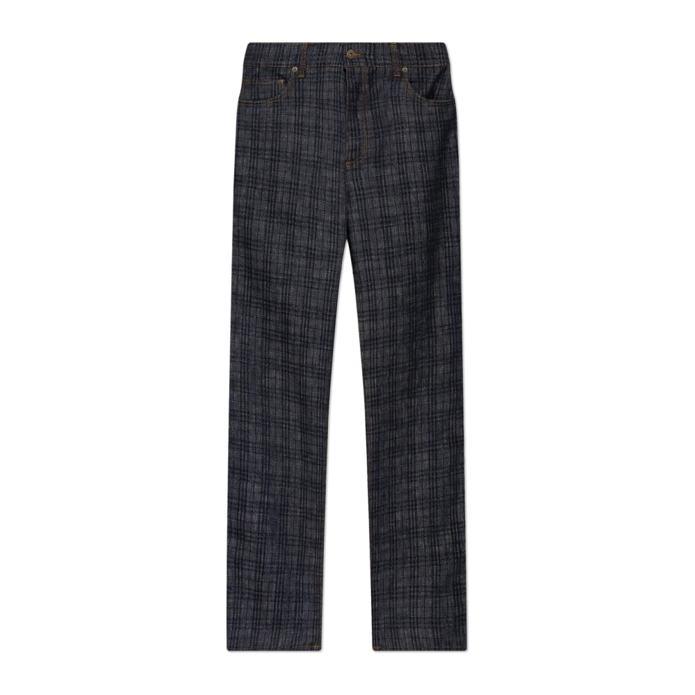 Burberry Men's Blue Straight Fit Jeans, W32, Jeans Dexter