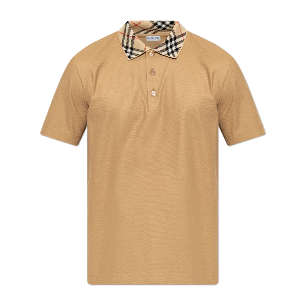 Burberry Uomo Beige Evan Polo Shirt