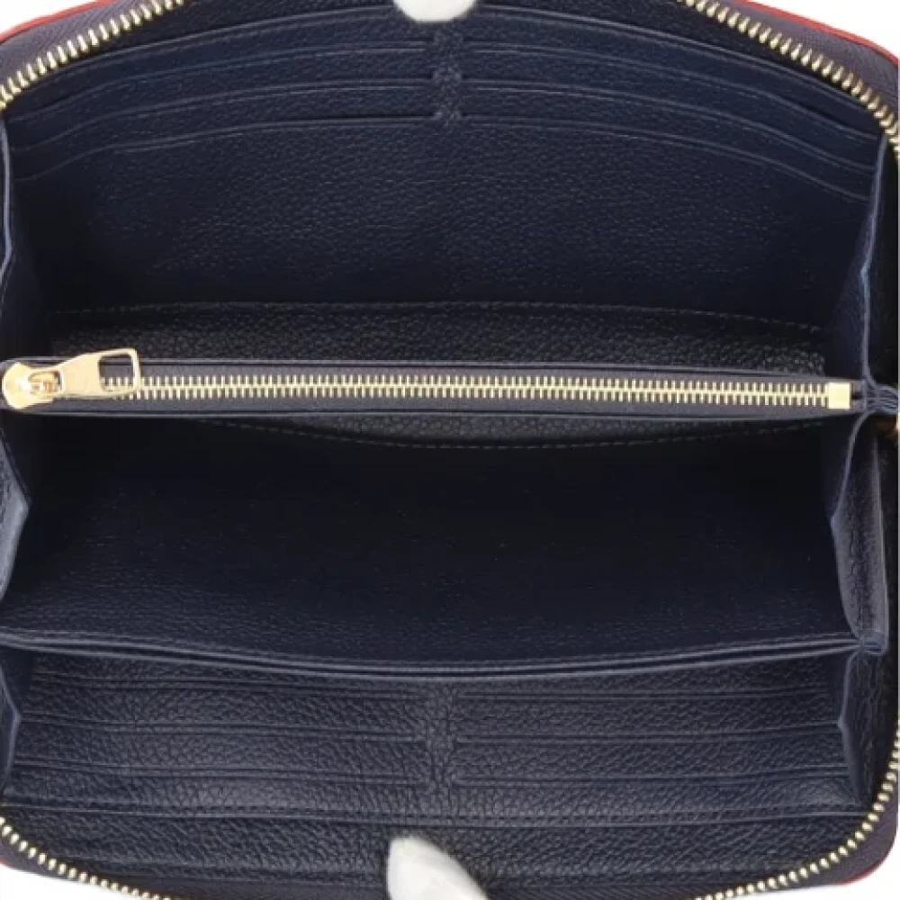 Louis Vuitton Vintage Pre-owned Fabric wallets Blue Dames