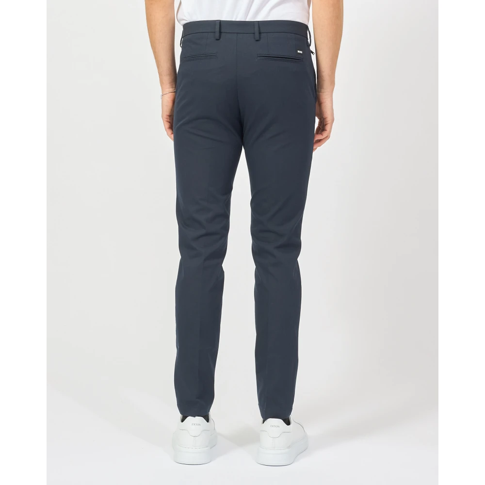 Hugo Boss Blauwe Slim Fit Broek Kaito Blue Heren