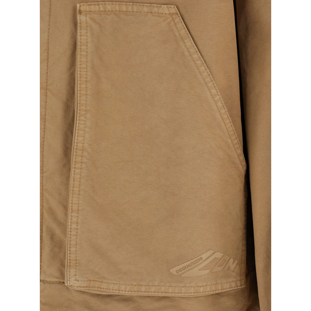 Dsquared2 Icon New Generation Beige Jas Mannen Beige Heren