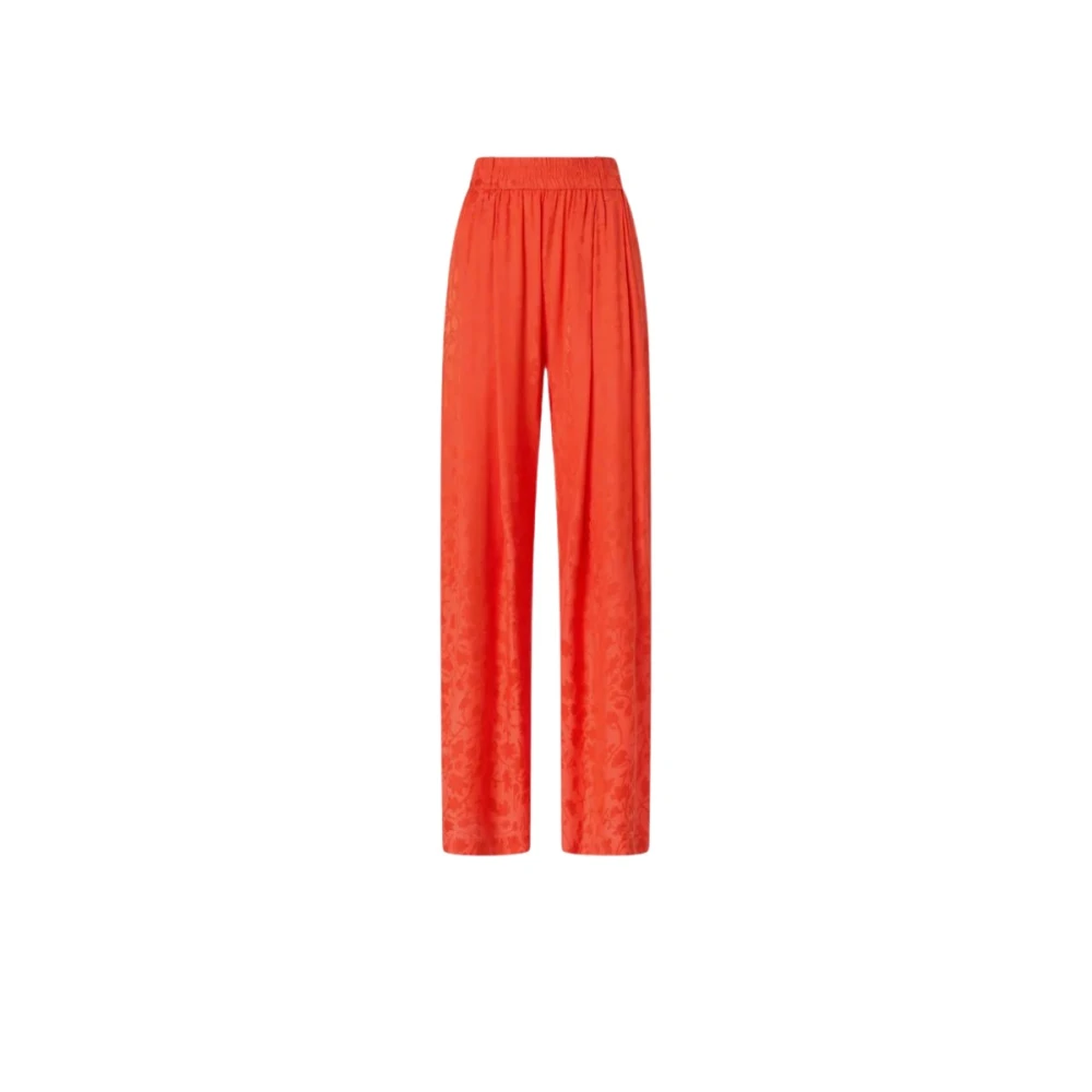 Pinko Women's Orange Wide Trousers, S, Bedonia Wide Trousers