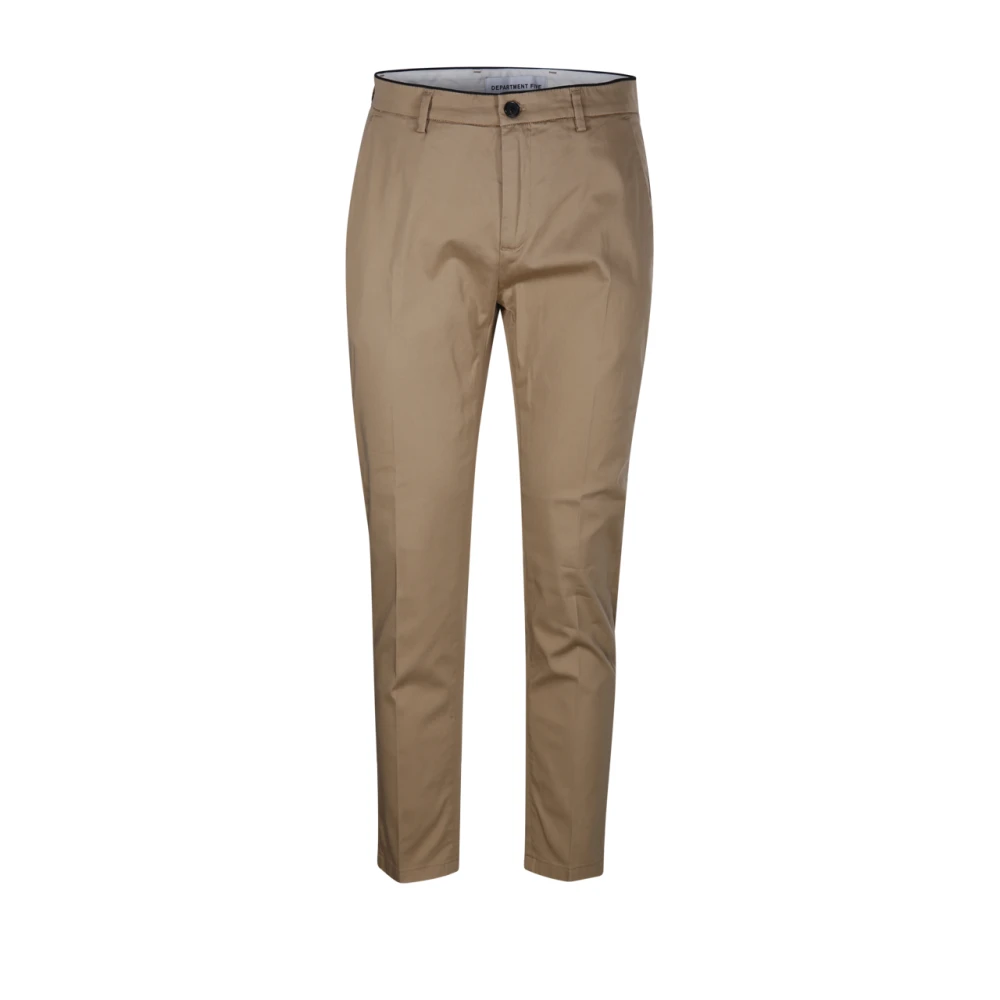 Department Five Beige Chinos Crop Byxor Beige, Herr