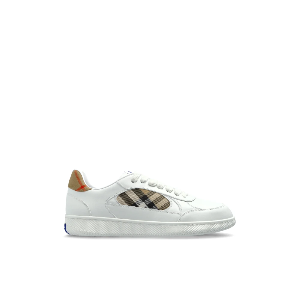 Burberry Men's White Sneakers, 11 Uk, Terrace Trainers