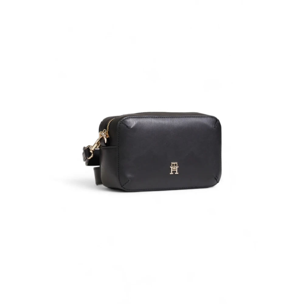 Tommy Hilfiger Chique Cameratas Herfst Winter Collectie Black Dames