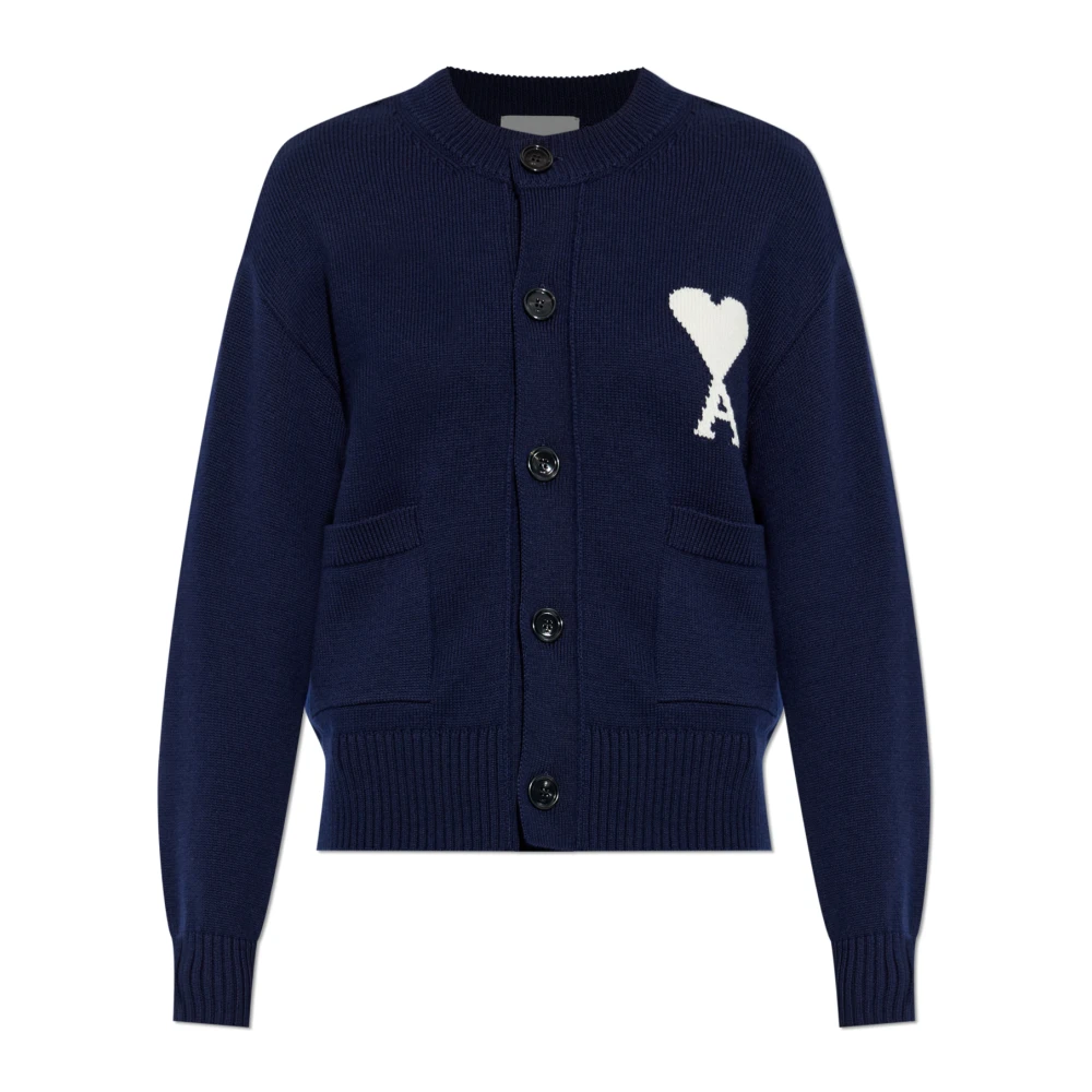 Ami Paris Donna Blu Maglie, S, New,