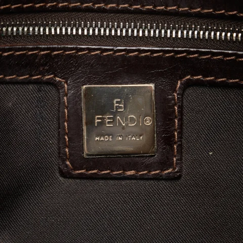 Fendi Vintage Pre-owned Canvas fendi-bags Beige Heren