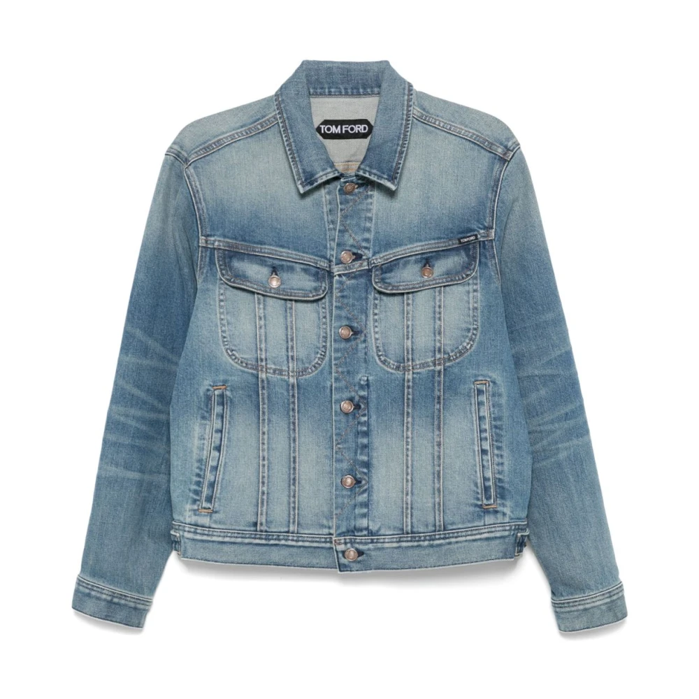 Jackets > Denim Jackets - - Tom Ford - Modalova
