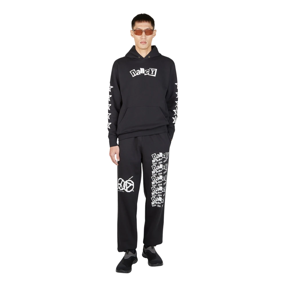 Nancy Black Hoodies, Male, L, World Peace Hooded Sweatshirt