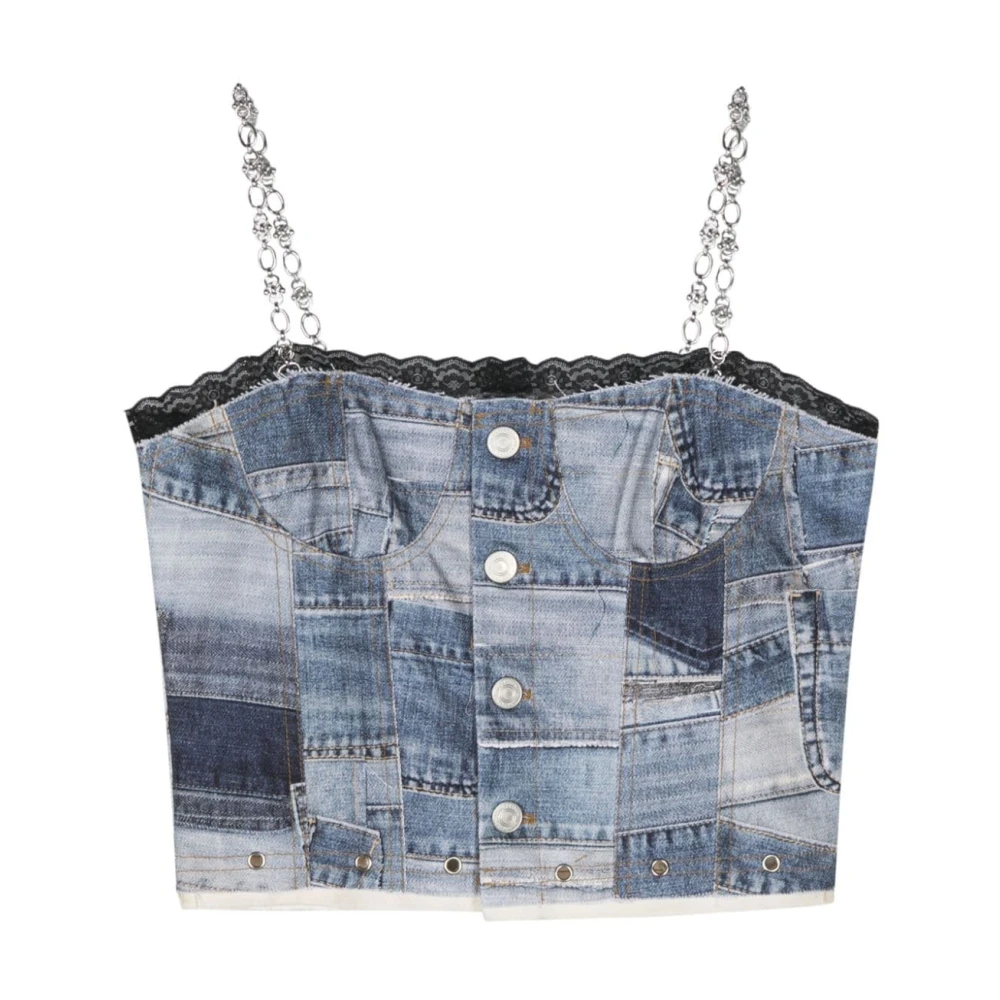 Andersson Bell Sleeveless Tops Blue Dames