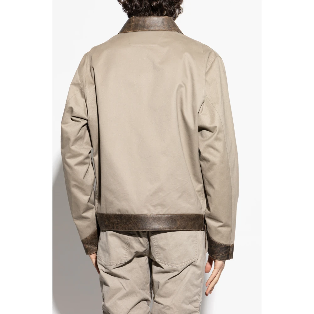 Misbhv Jas met logo Beige Heren