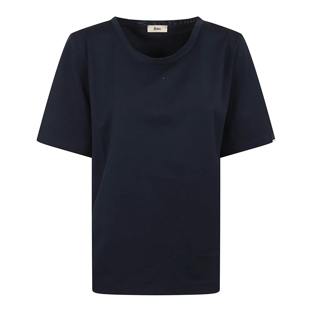 Herno Femme Bleu Tops, Taille: 38 Fr T-Chemises