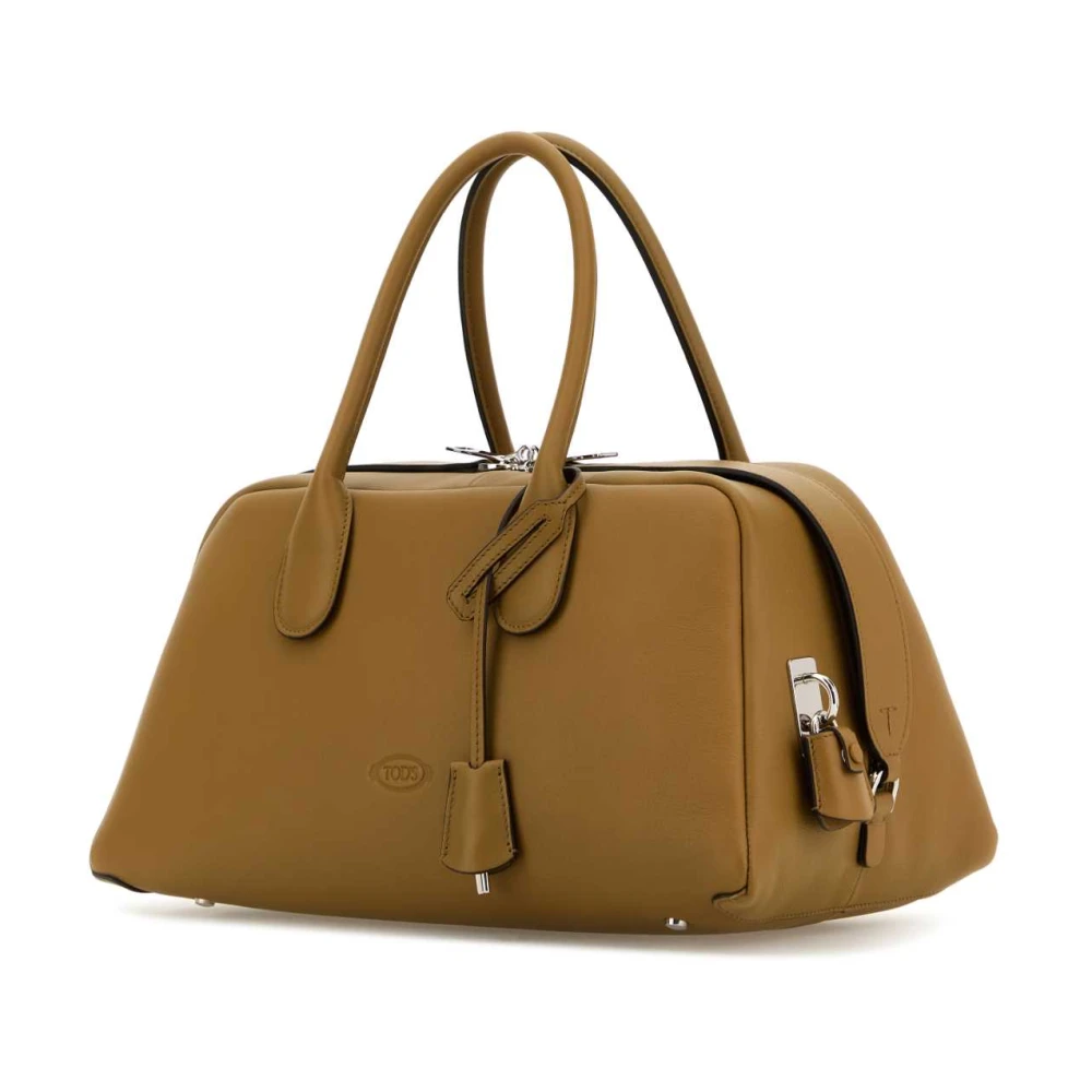 TOD'S Stijlvolle Khaki Leren Handtas Green Dames