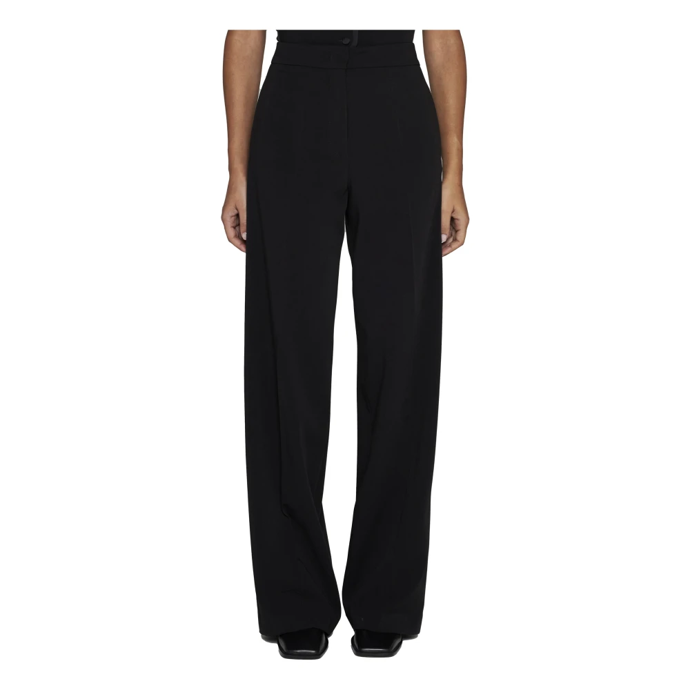 Blanca Vita Palazzo Broek met Piping Black Dames