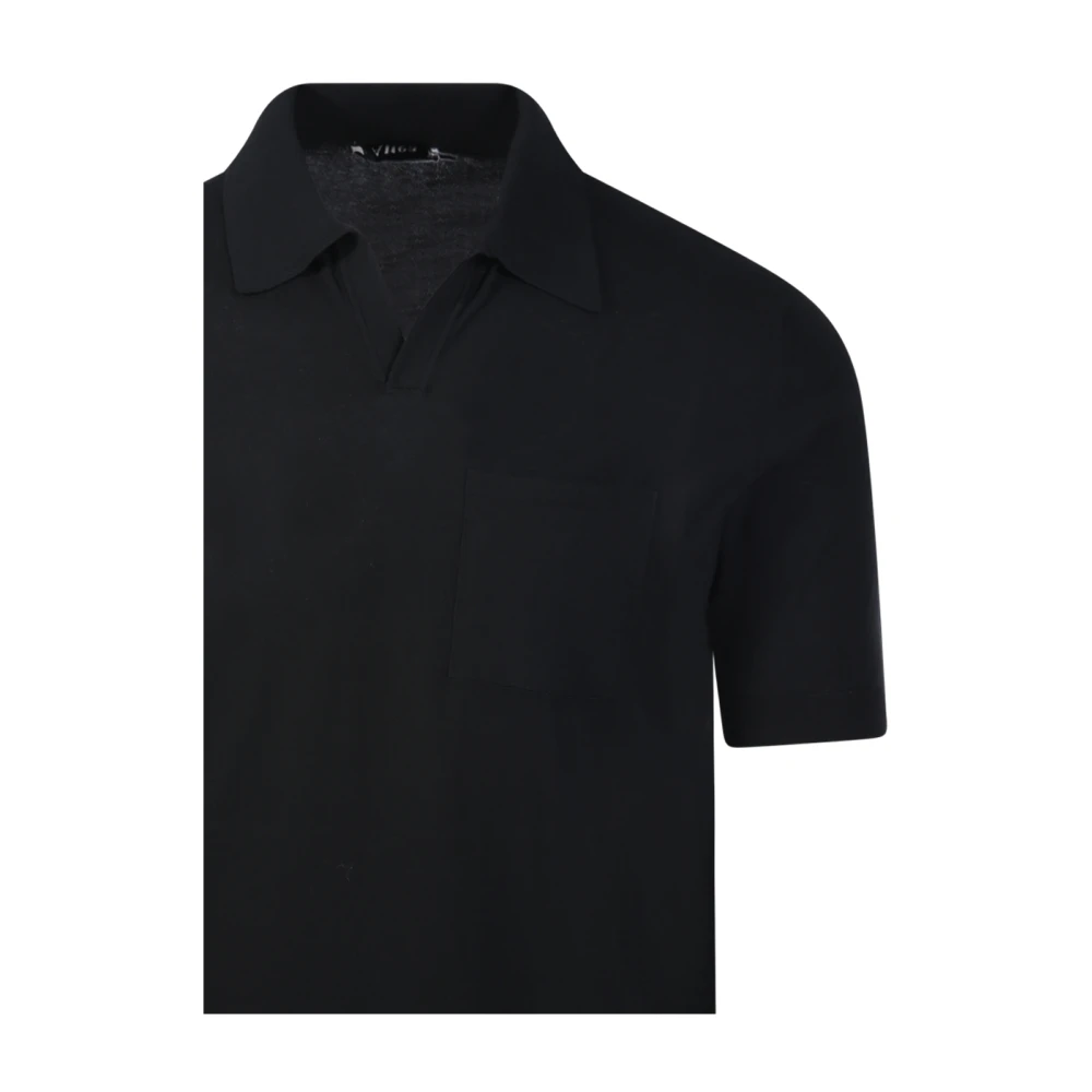 Altea Klassieke Polo T-shirt in Zwart Black Heren