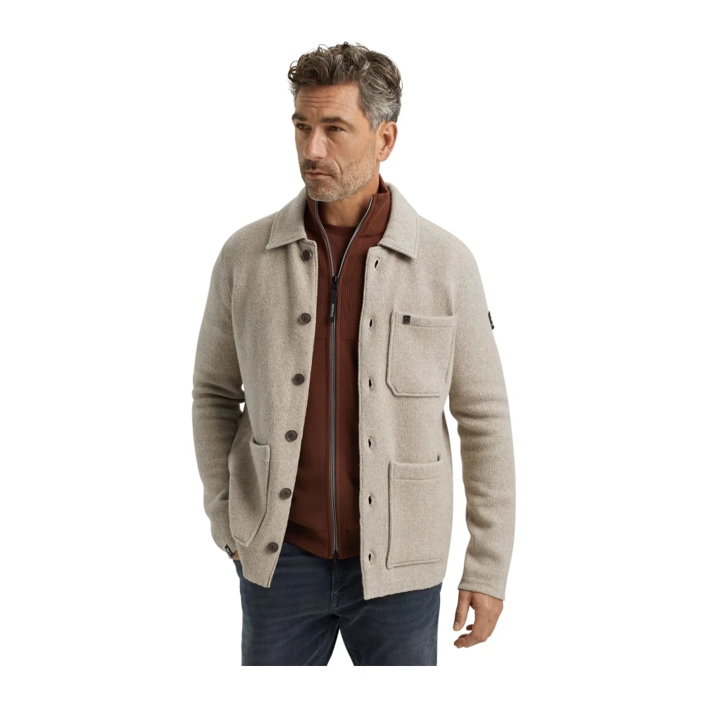 Vanguard Beige Vest voor Buitensport Beige Heren
