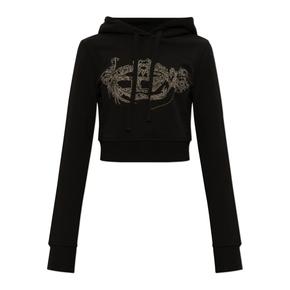 Diesel Hoodie 'F-Slimmy-Hood-P9' Black Dames