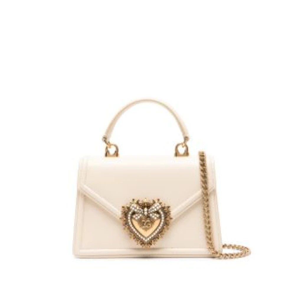 Dolce & Gabbana Elegante Devotion Tote Tas Beige Dames