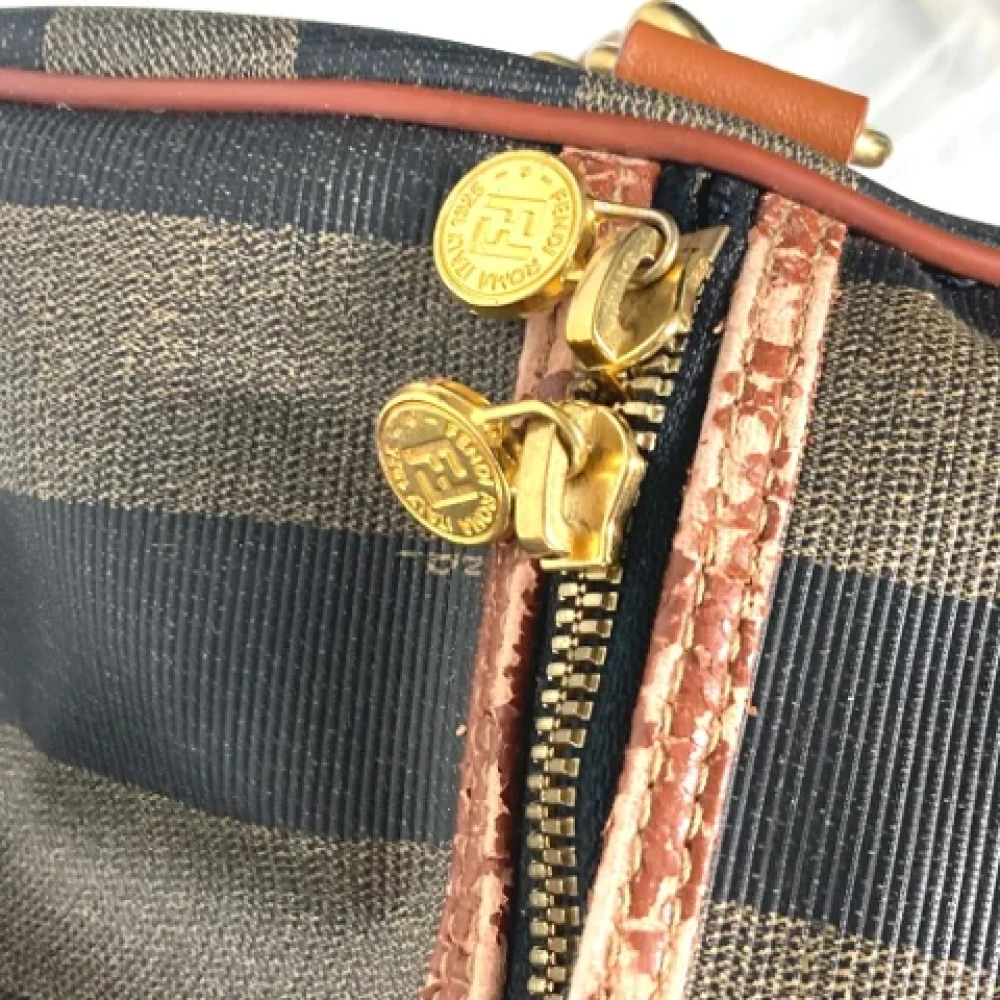 Fendi Vintage Pre-owned Canvas fendi-bags Brown Dames