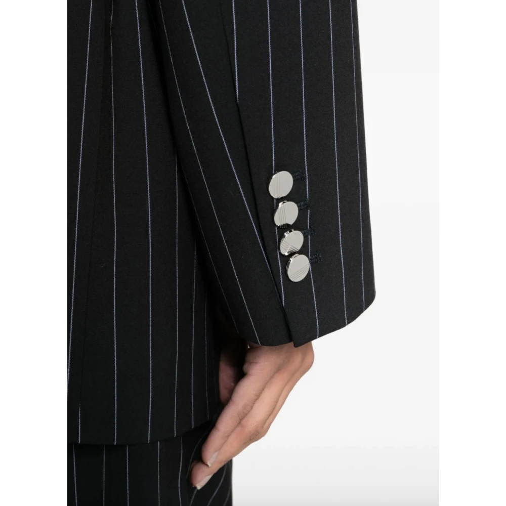 The Attico Navy Blazer Blue Dames