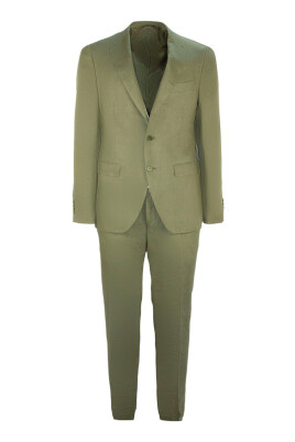 green-linen-suit-set