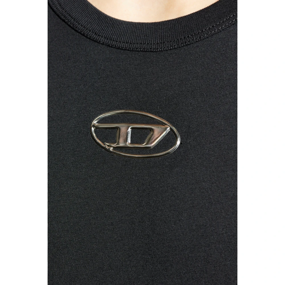 Diesel T-shirt T-Adjust Black Heren