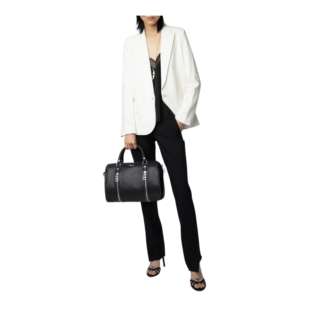 Zadig & Voltaire Sunny Medium Studs Bag Black Dames