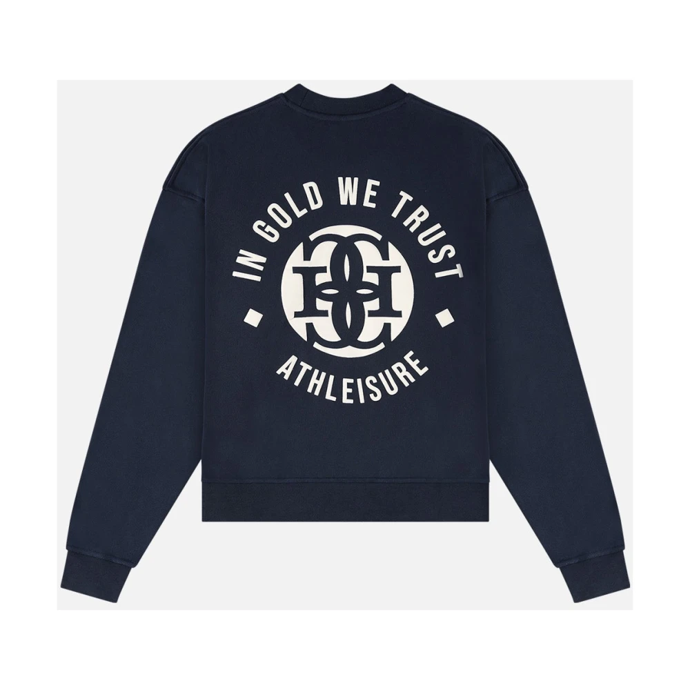 In Gold We Trust Sweatshirts Blue Heren