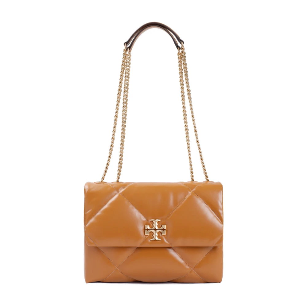 TORY BURCH Diamond Stitch Schoudertas Nude & Neutrals Beige Dames