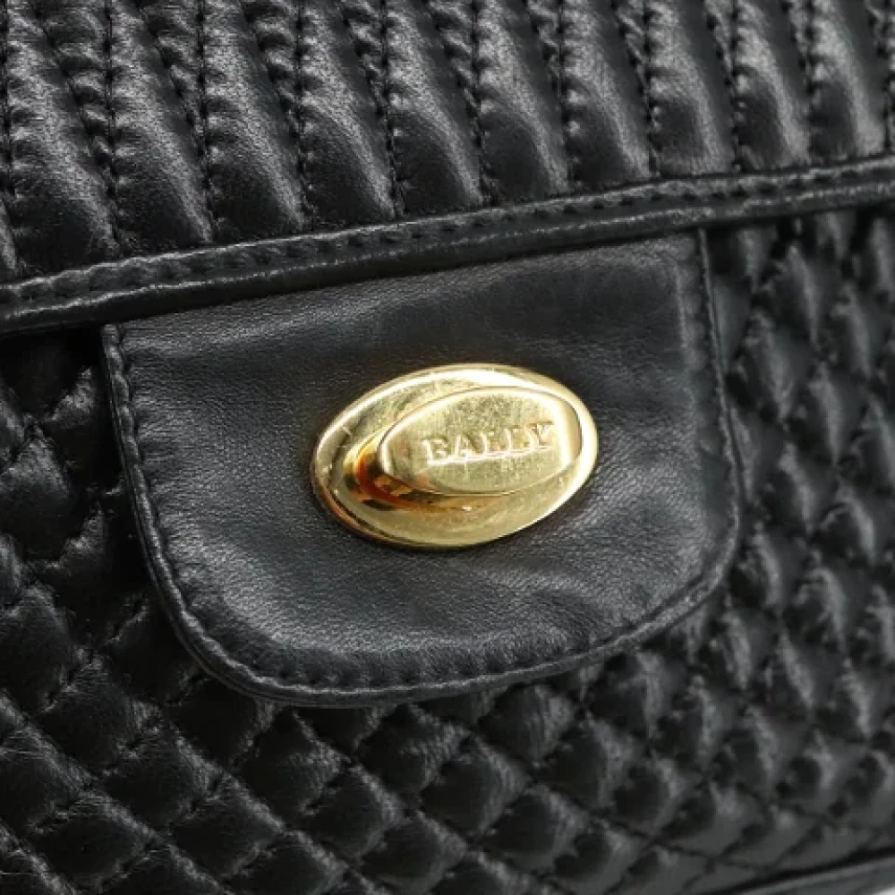Bally Pre-owned Leather shoulder-bags Black Dames