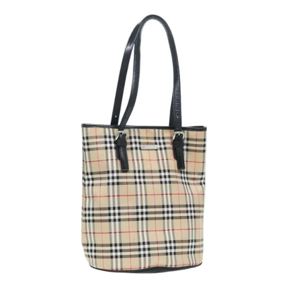 Burberry Vintage Pre-owned Nylon totes Beige Dames