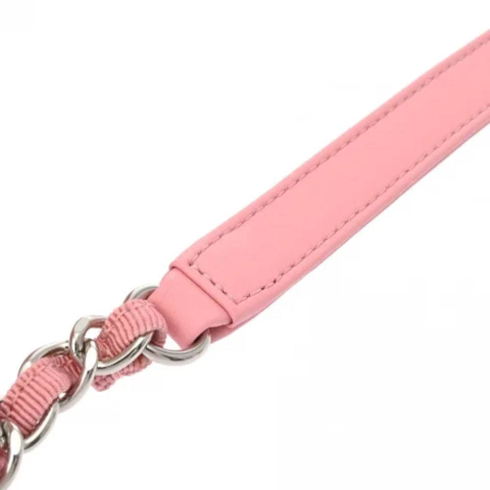 Chanel Vintage Pre-owned Canvas chanel-bags Pink Dames