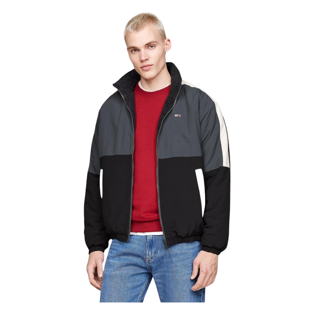 Tommy Hilfiger Omkeerbare Sherpa Jas Kleurblok Multicolor Heren