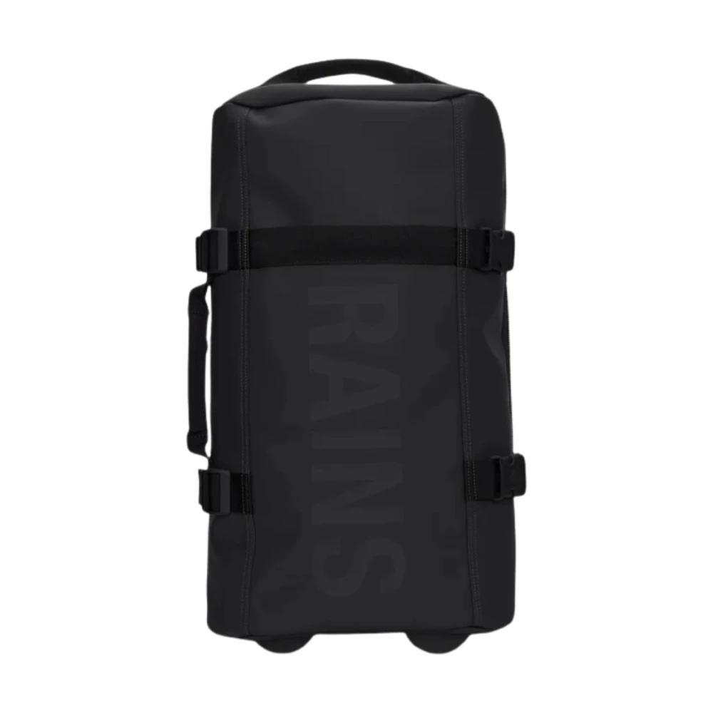 Rains Uomo Nero - Borsa Cabina Con Tasca Frontale - Suitcases - One Size - Immagine 3