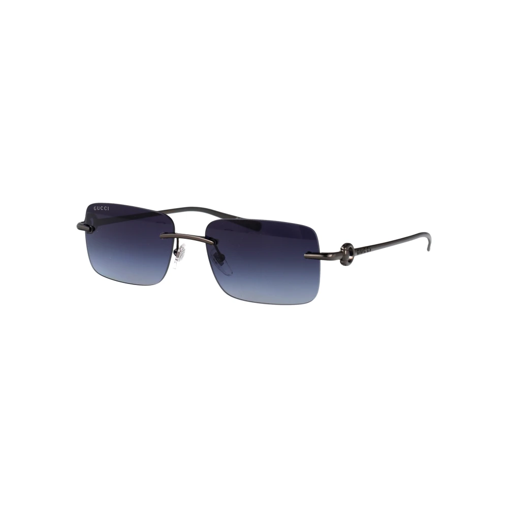 Gucci Blue Sunglasses, Male, 55 Mm, Stylish Sunglasses With Gg1703s 006 Model