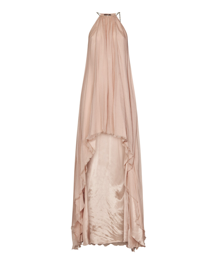 roze-zijden-chiffon-asymmetrische-jurk