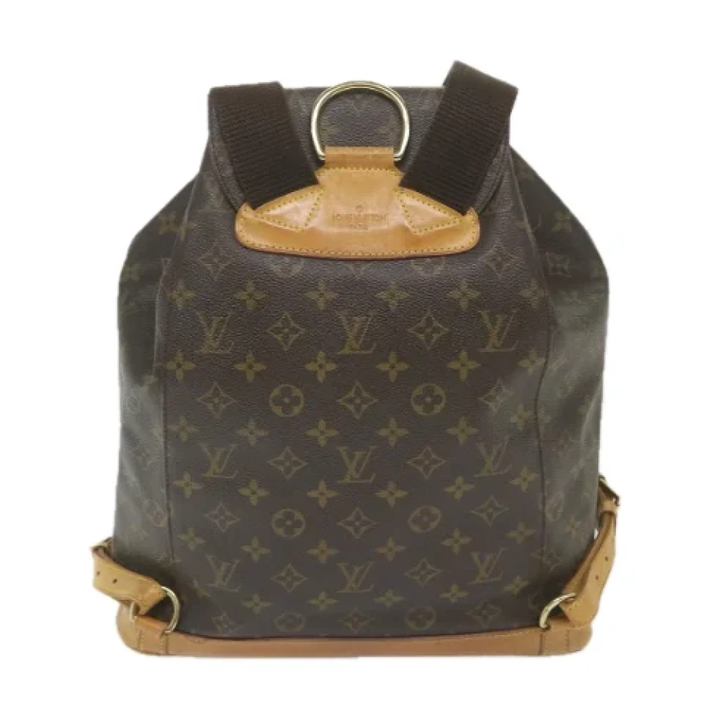 Louis Vuitton Vintage Pre-owned Canvas backpacks Brown Dames